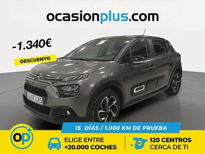 Usado Citroën C3 Feel 83 CV (61 kW) 2022 Gris Utilitario