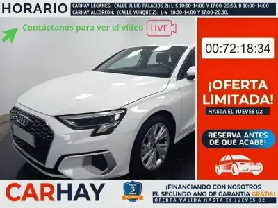Usado Audi A3 Sportback e-tron Advanced Plus 110 CV (80 kW) 2022 Blanco Utilitario