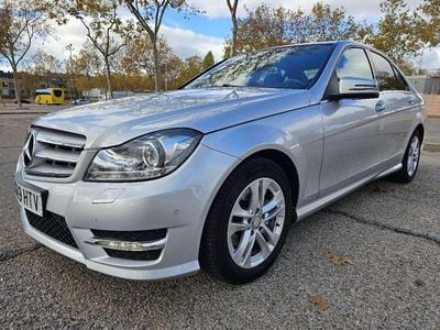 Usado Mercedes C220 170 CV (125 kW) 2013 Plateado Berlina