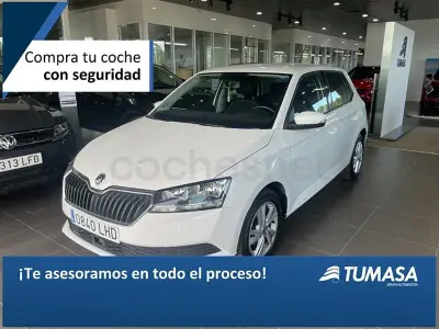 Usado Skoda Fabia Ambition 60 CV (44 kW) 2020 Blanco Utilitario