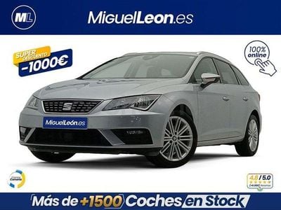 Usado Seat Leon XCELLENCE 130 CV (95 kW) 2020 Gris / plata Familiar