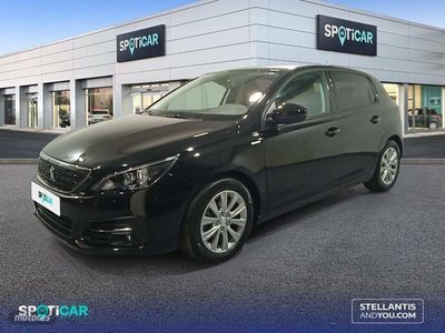 Usado Peugeot 308 Active 110 CV (80 kW) 2020 Negro Berlina
