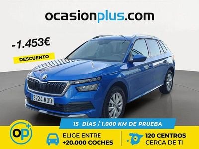 Usado Skoda Kamiq Ambition 110 CV (80 kW) 2022 Azul SUV
