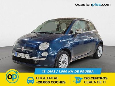 Azul Usado 2015 Fiat 500 Lounge Utilitario | 10.700 € (Caro)