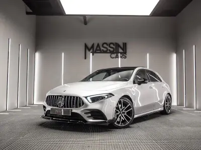 Usado Mercedes A35 AMG 306 CV (225 kW) 2019 Gris / plata Berlina