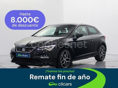 Negro Usado 2018 Seat Leon FR Berlina | 13.490 € (Precio justo)