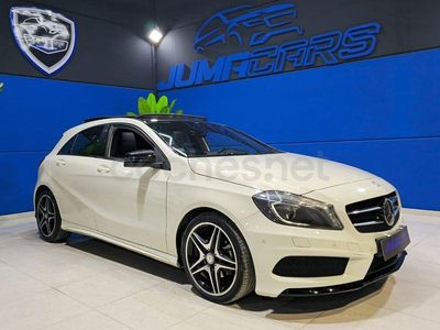 Usado Mercedes A200 AMG line 136 CV (100 kW) 2015 Blanco Berlina