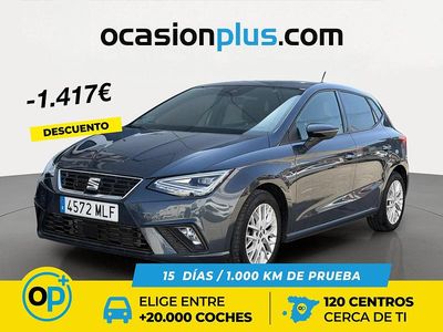 Usado Seat Ibiza FR 110 CV (80 kW) 2023 Gris Utilitario
