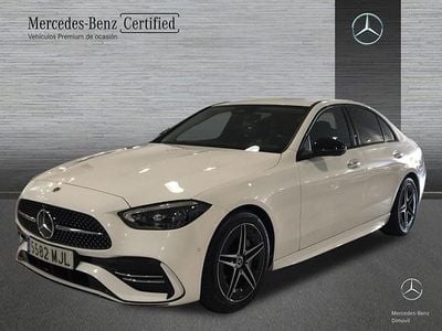 Blanco Usado 2023 Mercedes C220 AMG line Berlina | 41.500 € (Buen precio)