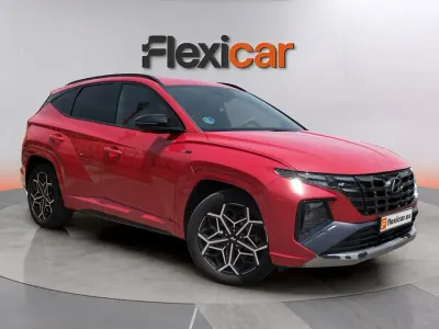 Usado Hyundai Tucson N Line 150 CV (110 kW) 2022 Rojo SUV