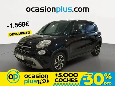Usado Fiat 500L Cross 95 CV (69 kW) 2021 Negro Monovolumen