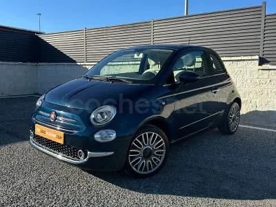 Usado Fiat 500 Lounge 69 CV (50 kW) 2017 Azul Berlina