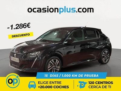 Usado Peugeot 208 Allure 100 CV (73 kW) 2023 Negro Utilitario