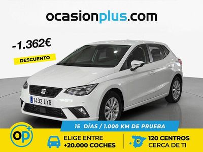 Usado Seat Ibiza Style Plus 110 CV (80 kW) 2022 Blanco Utilitario
