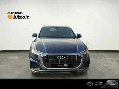 Usado Audi Q8 S-Line 286 CV (210 kW) 2021 Azul SUV
