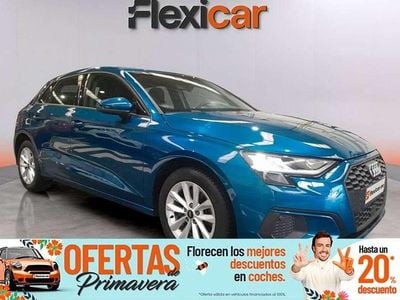 Usado Audi A3 Sportback 150 CV (110 kW) 2020 Azul Utilitario