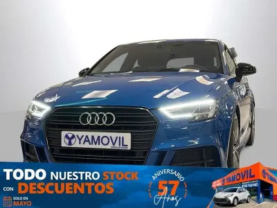 Usado Audi A3 Sportback 150 CV (110 kW) 2018 Azul Utilitario