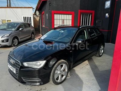 Usado Audi A3 110 CV (80 kW) 2015 Negro Berlina