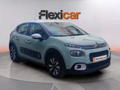 Usado Citroën C3 Feel 68 CV (50 kW) 2018 Verde Utilitario