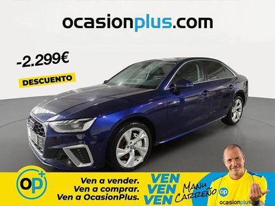 Brugt Audi A4 S-Line 190 HK (139 kW) 2020 Blå Sedan
