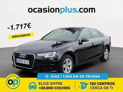 Usado Audi A4 Advanced 150 CV (110 kW) 2018 Negro Berlina