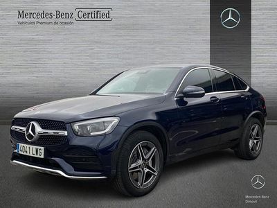 Usado Mercedes GLC300 245 CV (180 kW) 2021 Azul Coupe