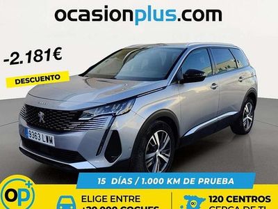 Usado Peugeot 5008 Allure 131 CV (96 kW) 2022 Gris SUV