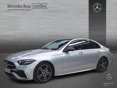 Usado Mercedes C220 AMG line 200 CV (147 kW) 2025 Gris Berlina