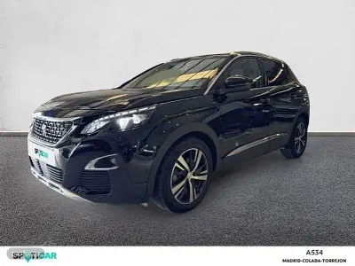 Usado Peugeot 3008 GT-line 130 CV (95 kW) 2018 Negro SUV