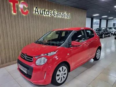 Usado Citroën C1 Feel 82 CV (60 kW) 2016 Rojo Utilitario