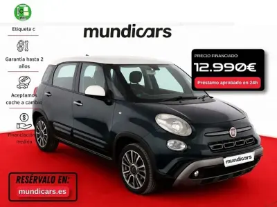Usado Fiat 500L Cross 120 CV (88 kW) 2018 Negro Monovolumen