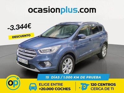 Usado Ford Kuga Trend+ 120 CV (88 kW) 2019 Azul SUV