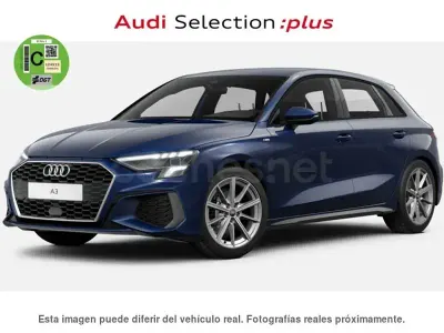 Usado Audi A3 S-Line 150 CV (110 kW) 2022 Azul Berlina