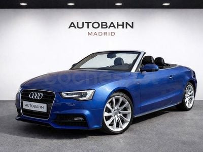 Usado Audi A5 Cabriolet S-Line 230 CV (169 kW) 2016 Azul Descapotable