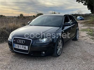 Usado Audi A3 Ambition 200 CV (147 kW) 2007 Negro Utilitario