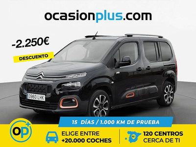 Usado Citroën Berlingo Shine 130 CV (95 kW) 2020 Negro Monovolumen