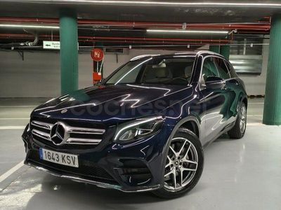 Usado Mercedes GLC220 170 CV (125 kW) 2019 Azul SUV