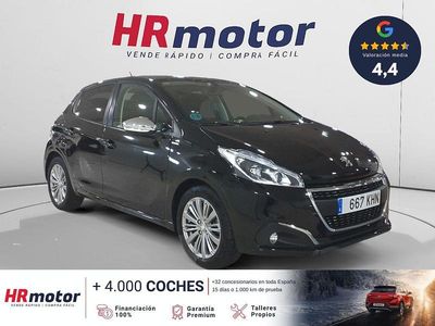 Usado Peugeot 208 Style 82 CV (60 kW) 2018 Negro Utilitario