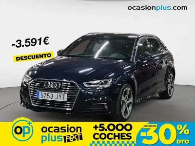 Usado Audi A3 e-tron Sport 204 CV (150 kW) 2017 Azul Utilitario