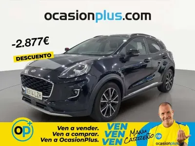 Usado Ford Puma Titanium 126 CV (92 kW) 2022 Negro SUV