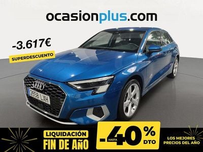 Azul Usado 2022 Audi A3 Advanced Plus Berlina | 27.690 € (Precio justo)
