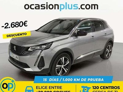 Usado Peugeot 3008 GT 131 CV (96 kW) 2021 Gris SUV