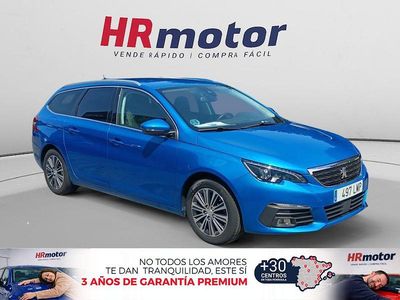 Usado Peugeot 308 SW Allure 131 CV (96 kW) 2021 Azul Familiar
