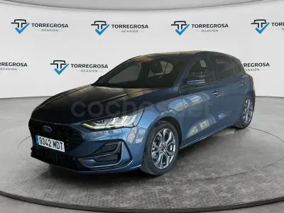 Usado Ford Focus ST-Line 125 CV (91 kW) 2023 Azul Berlina