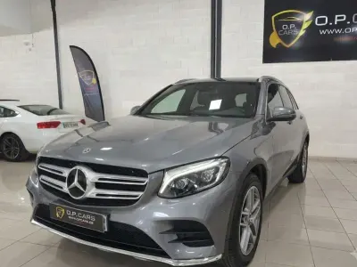 Usado Mercedes GLC250 AMG line 204 CV (150 kW) 2016 Gris / plata SUV