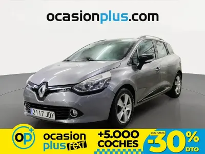 Usado Renault Clio GrandTour Dynamique 90 CV (66 kW) 2015 Gris Familiar