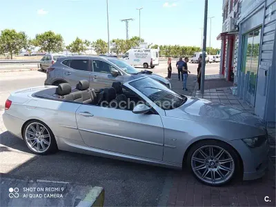 Usado BMW 320 Cabriolet 177 CV (130 kW) 2009 Gris / plata Descapotable