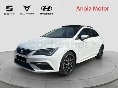Usado Seat Leon FR 180 CV (132 kW) 2018 Blanco Familiar
