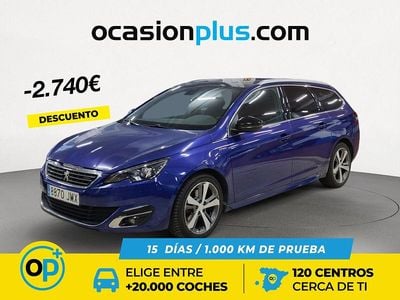 Azul Usado 2016 Peugeot 308 GT-line Familiar | 9990 € (Precio justo)