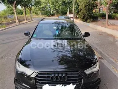 Usado Audi A6 218 CV (160 kW) 2018 Negro Familiar